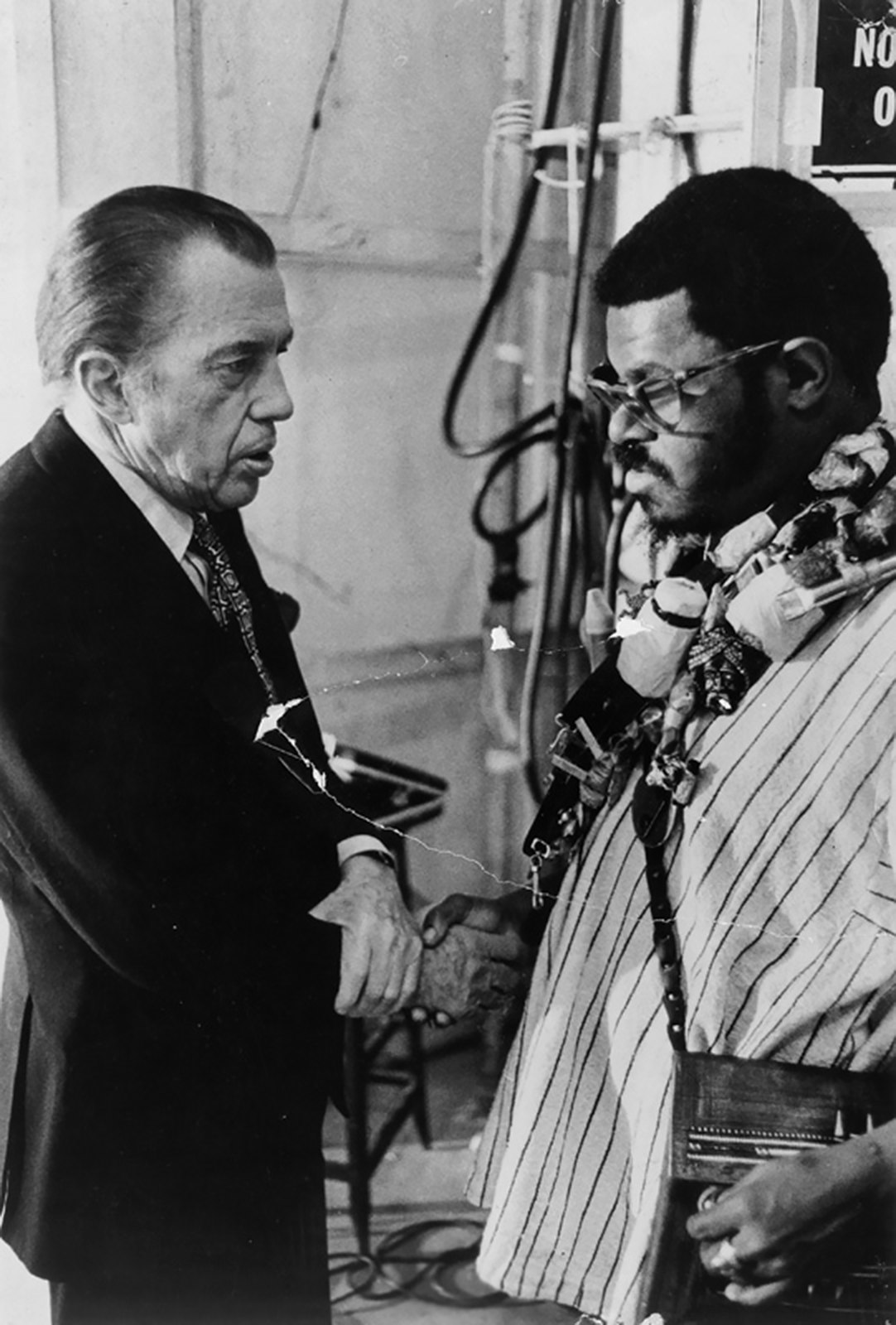 Ed Sullivan with Rahsaan Roland Kirk. Photo courtesy of the author.